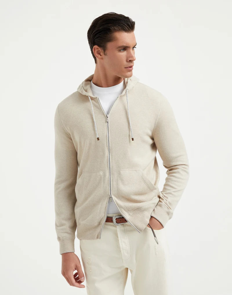 Brunello Cucinelli Cashmere Hooded Knit