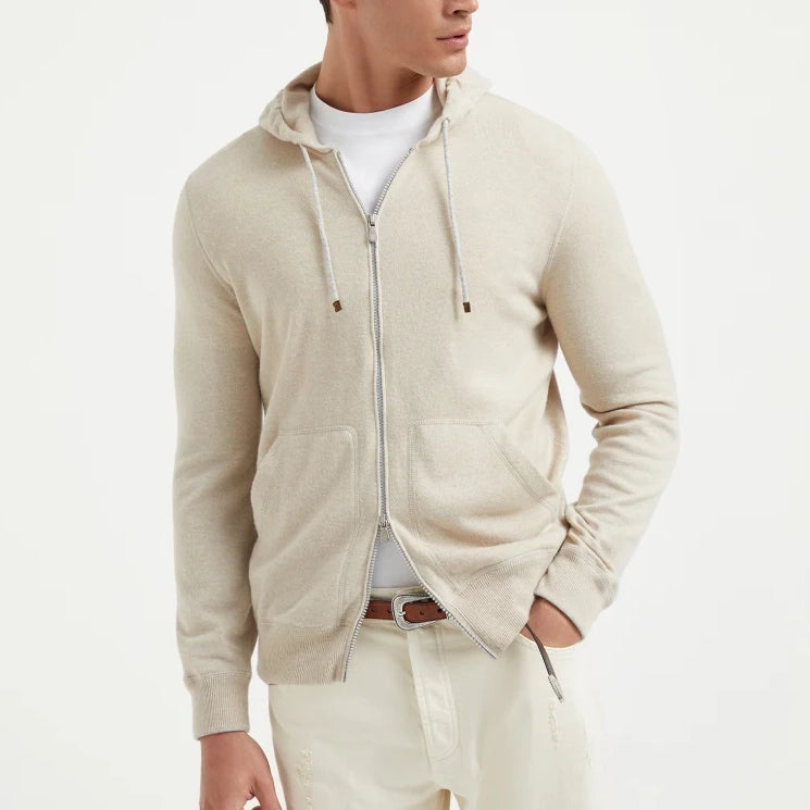 Brunello Cucinelli Cashmere Hooded Knit