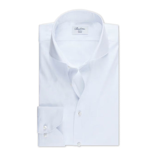 Stenstroms Poplin Shirt Stretch White