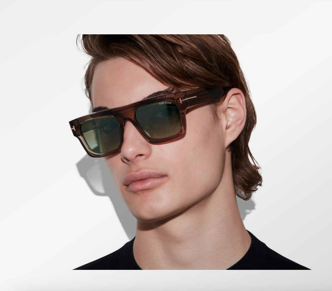 Tom Ford Fausto Sunglasses Light Brown