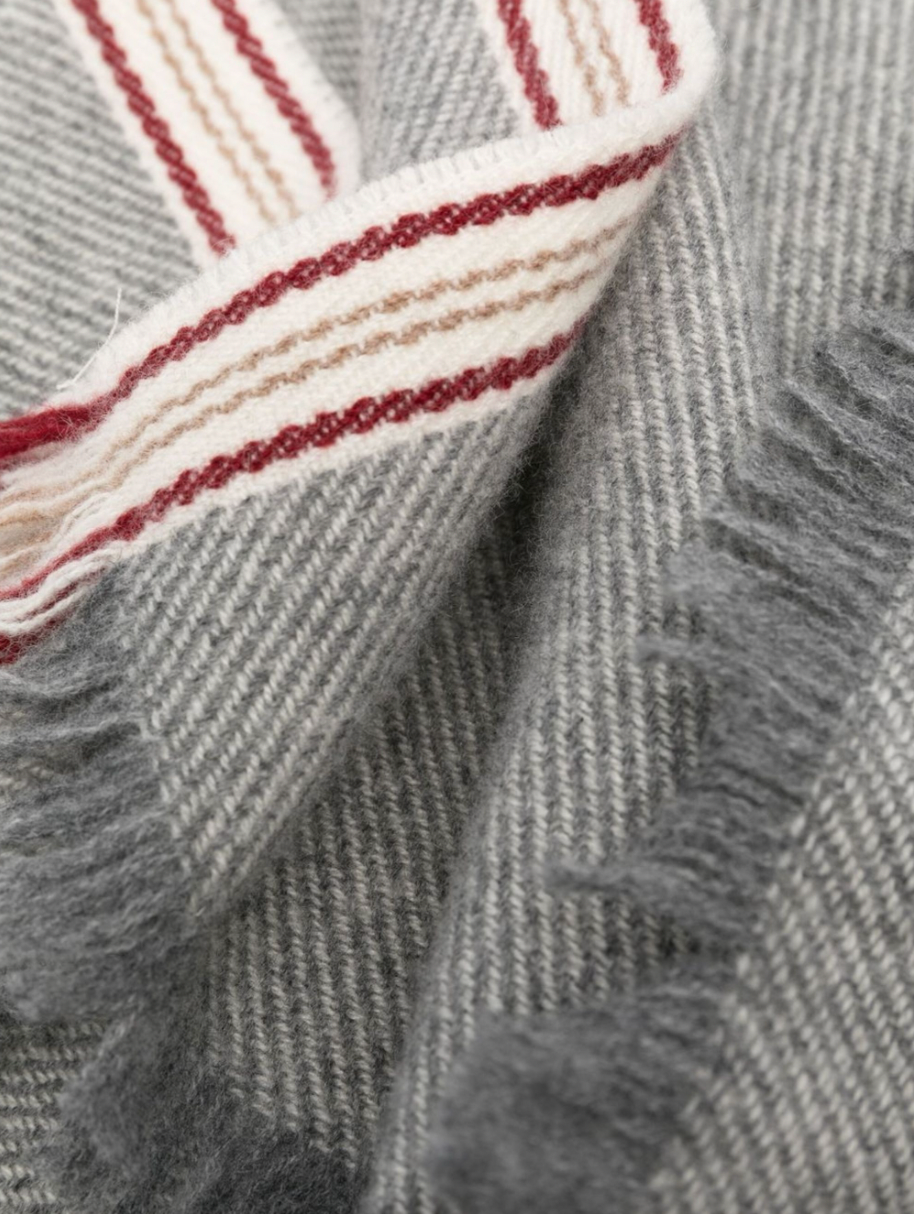 Brunello Cucinelli Cashmere striped Scarf