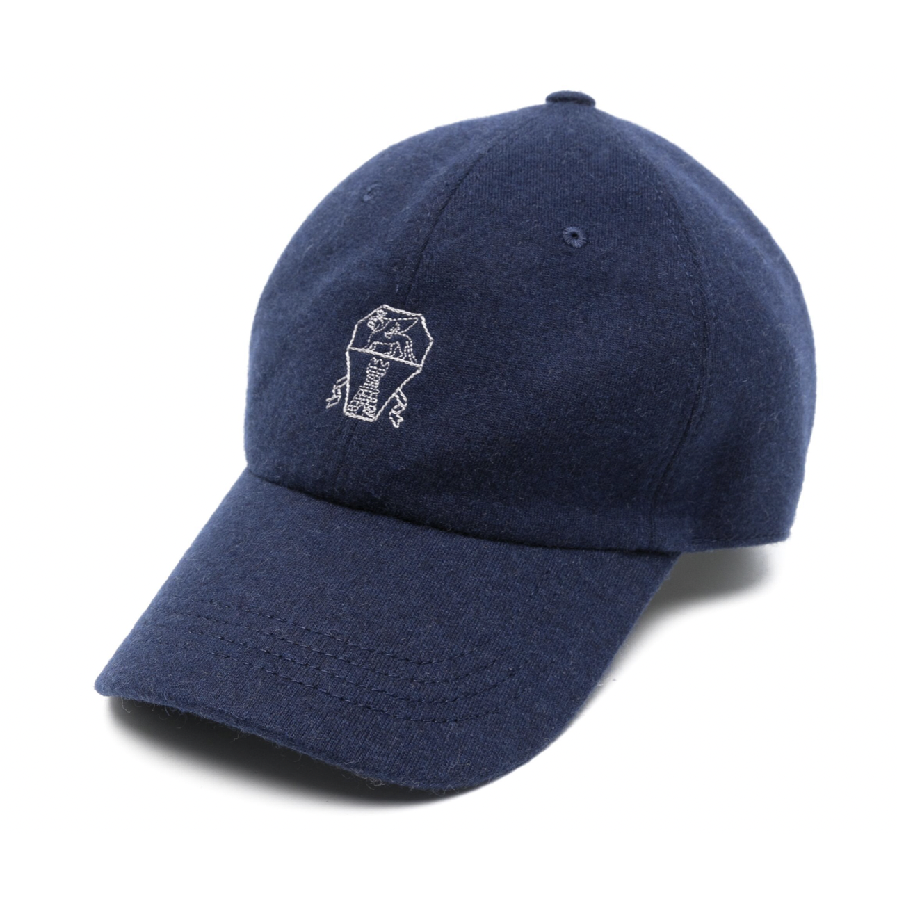 Brunello Cucinelli Baseball Cap embroidered logo