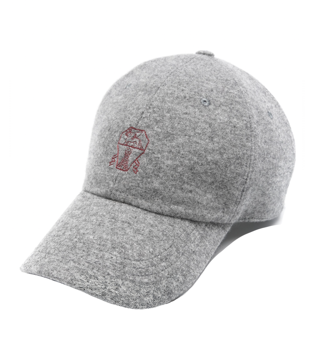 Brunello Cucinelli Baseball Cap embroidered logo