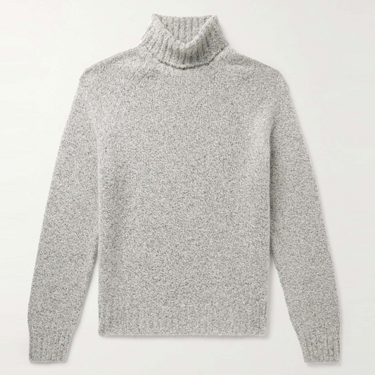 Zegna Cashmere and Silk-Blend Roll neck Sweater