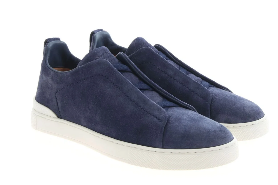 Zegna Triple Stitch Suede