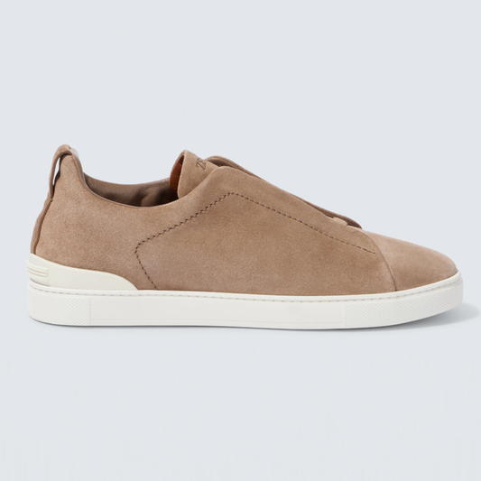 Zegna Triple Stitch Suede sneakers