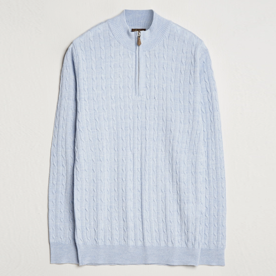 Stenstroms Cable-Knit Quarter-Zip