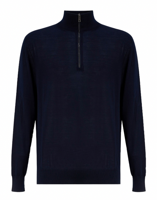 Zegna Zip-Up High Performance Sweater
