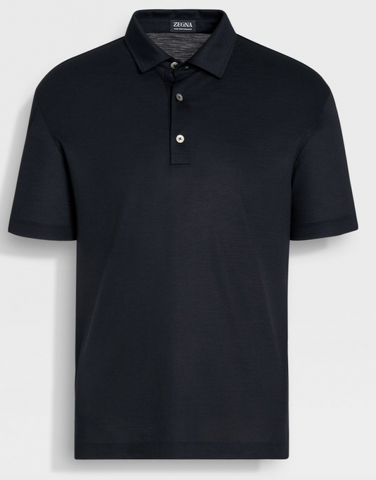 Zegna High Performance Wool Piquet Polo