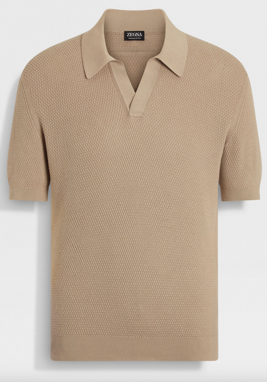 Zegna Premium Cotton Polo Shirt