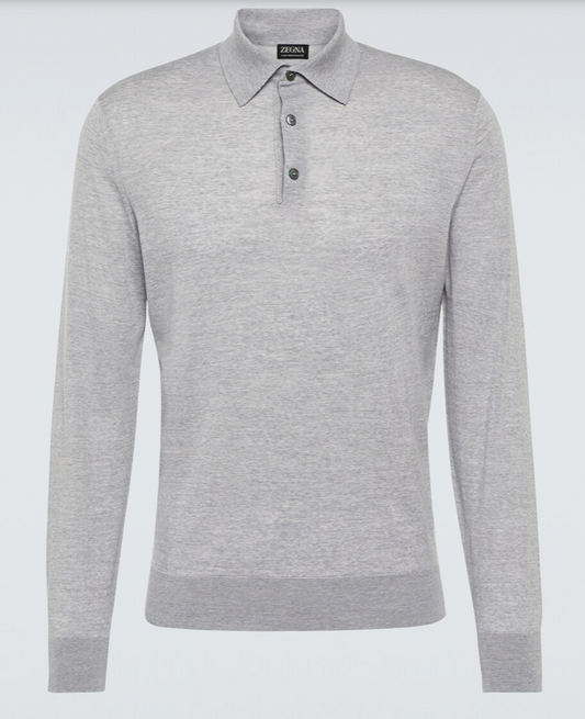 Zegna High Performance Polo Sweater