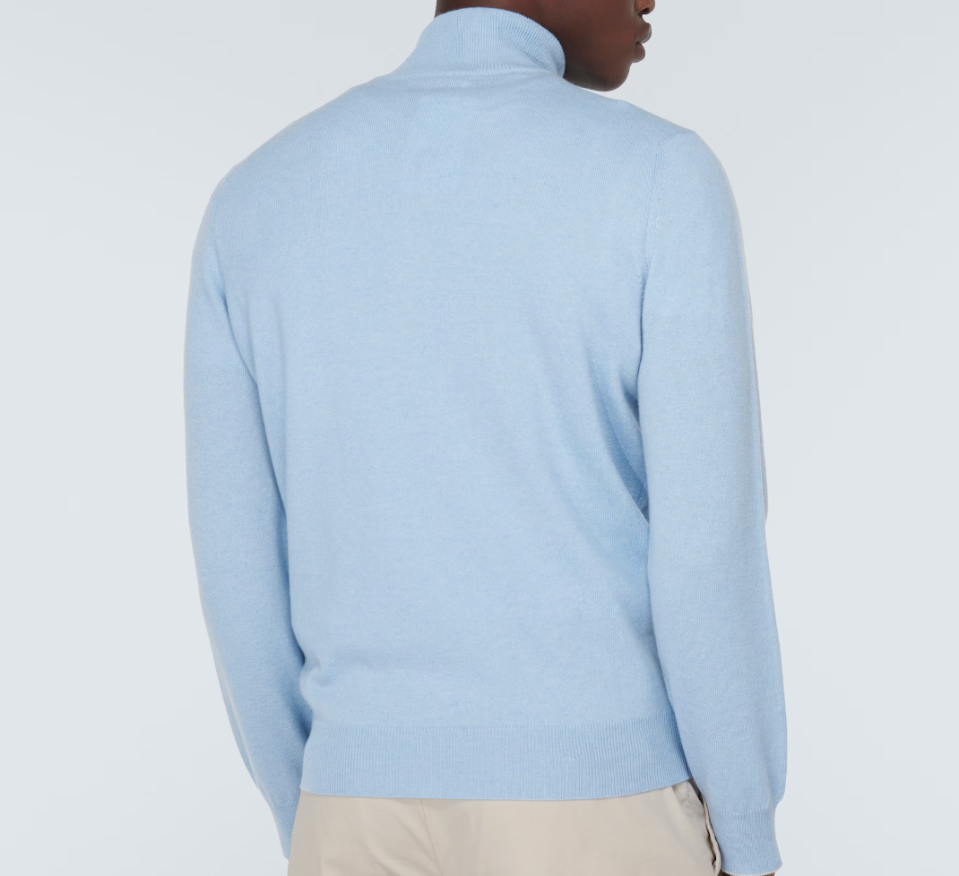 Brunello Cucinelli Cashmere Half-Zip Sweater
