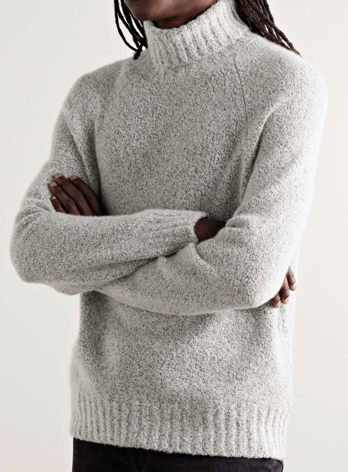 Zegna Cashmere and Silk-Blend Roll neck Sweater