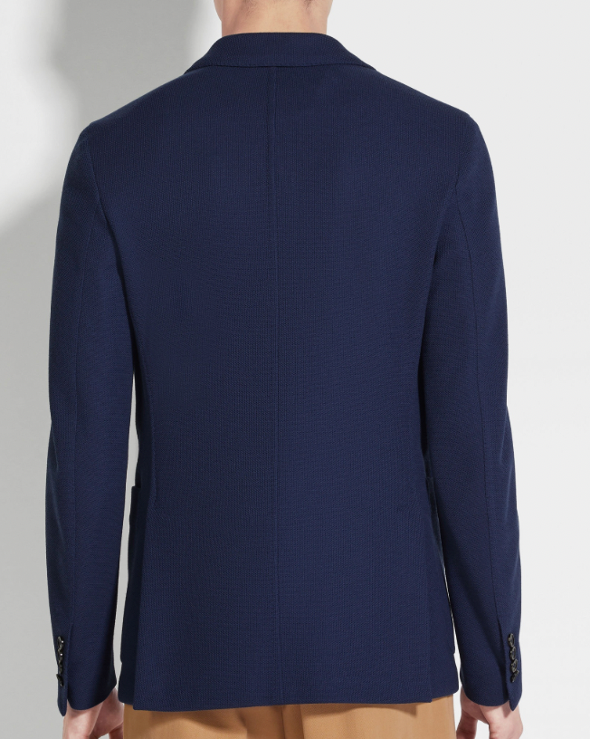 Zegna Utility High Performance Jersey Wool Jacket