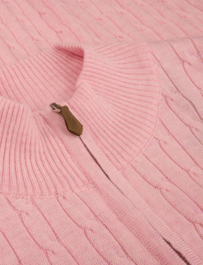 Stenstroms Cable-Knit Quarter-Zip
