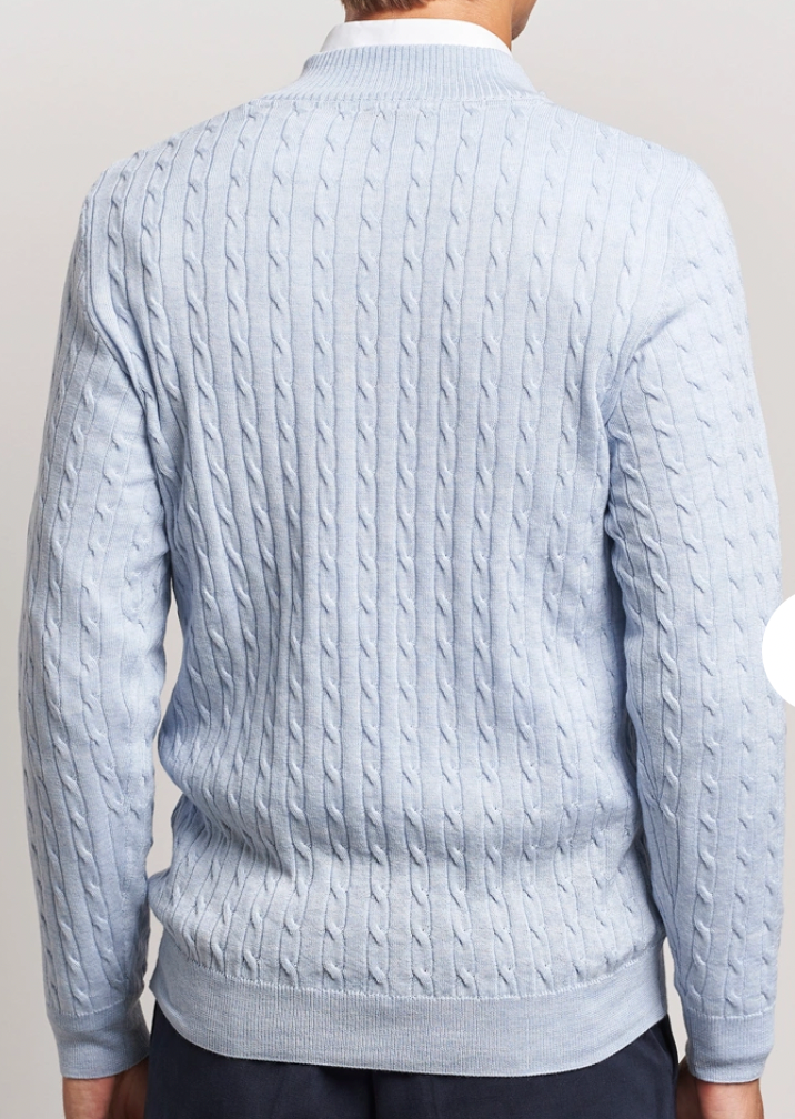 Stenstroms Cable-Knit Quarter-Zip