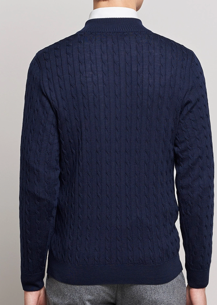 Stenstroms Cable-Knit Quarter-Zip