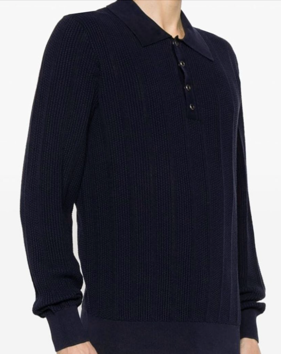 Brunello Cucinelli long-sleeve knit polo