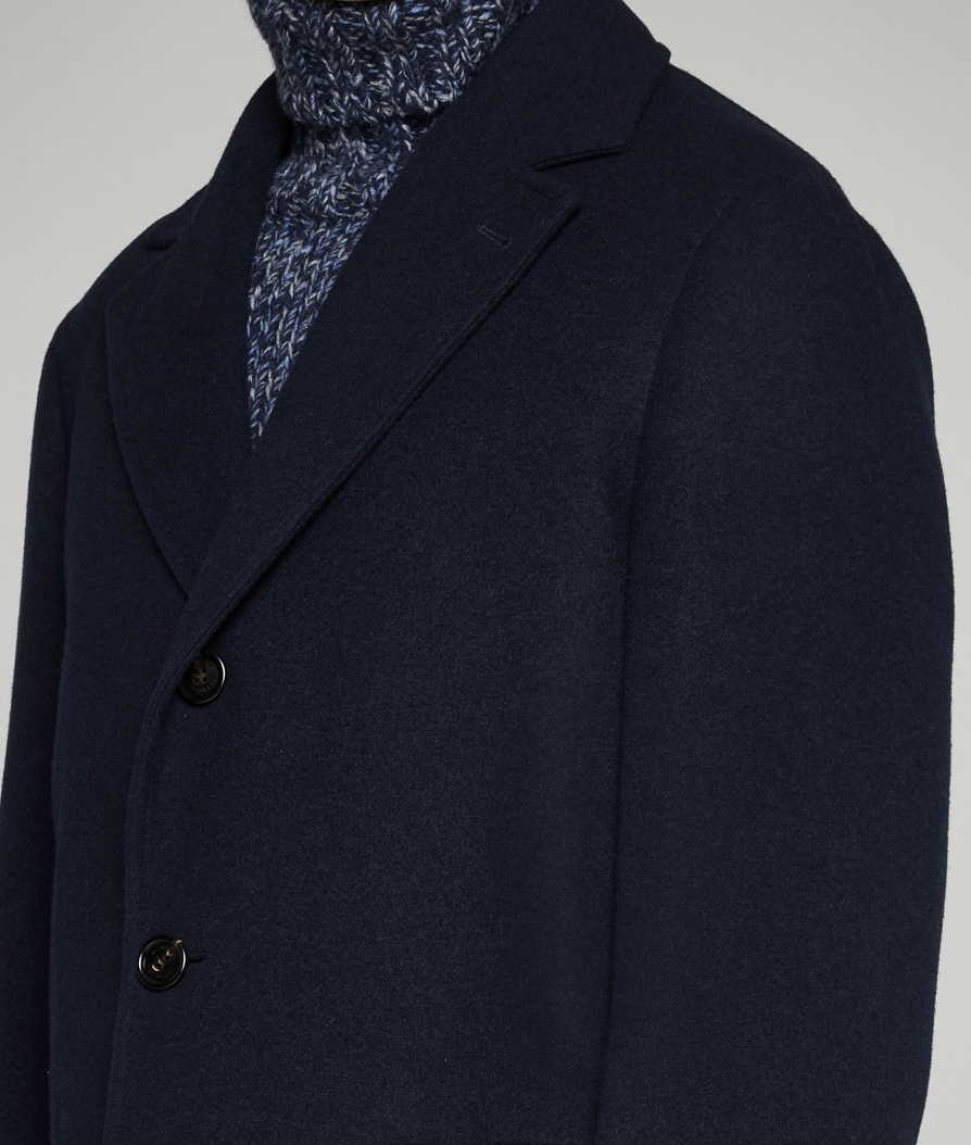 Brunello Cucinelli Single Breasted Cashmere Coat