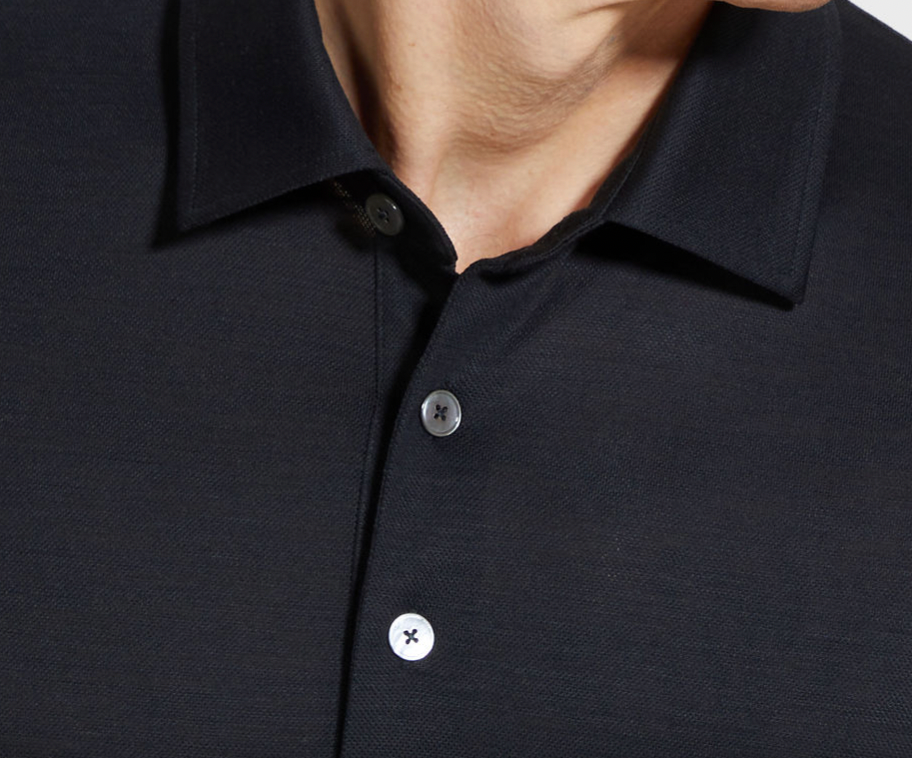 Zegna High Performance Wool Piquet Polo