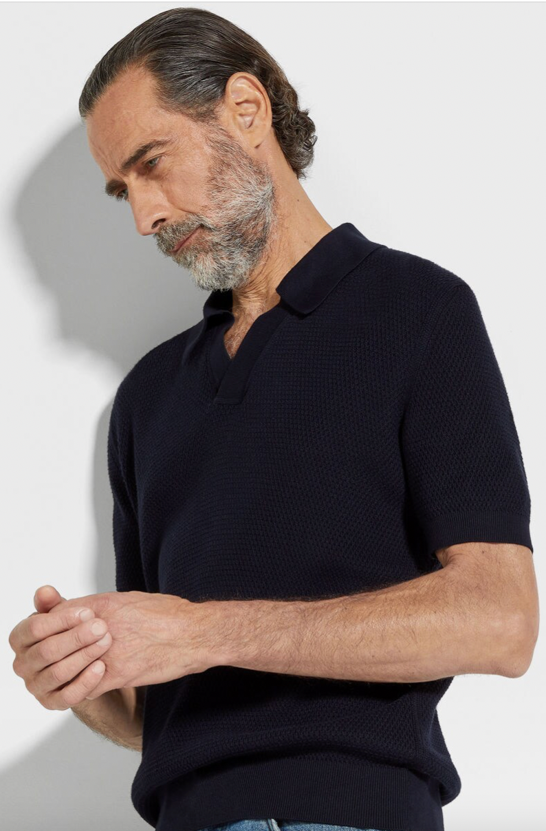 Zegna Premium Cotton Polo Shirt