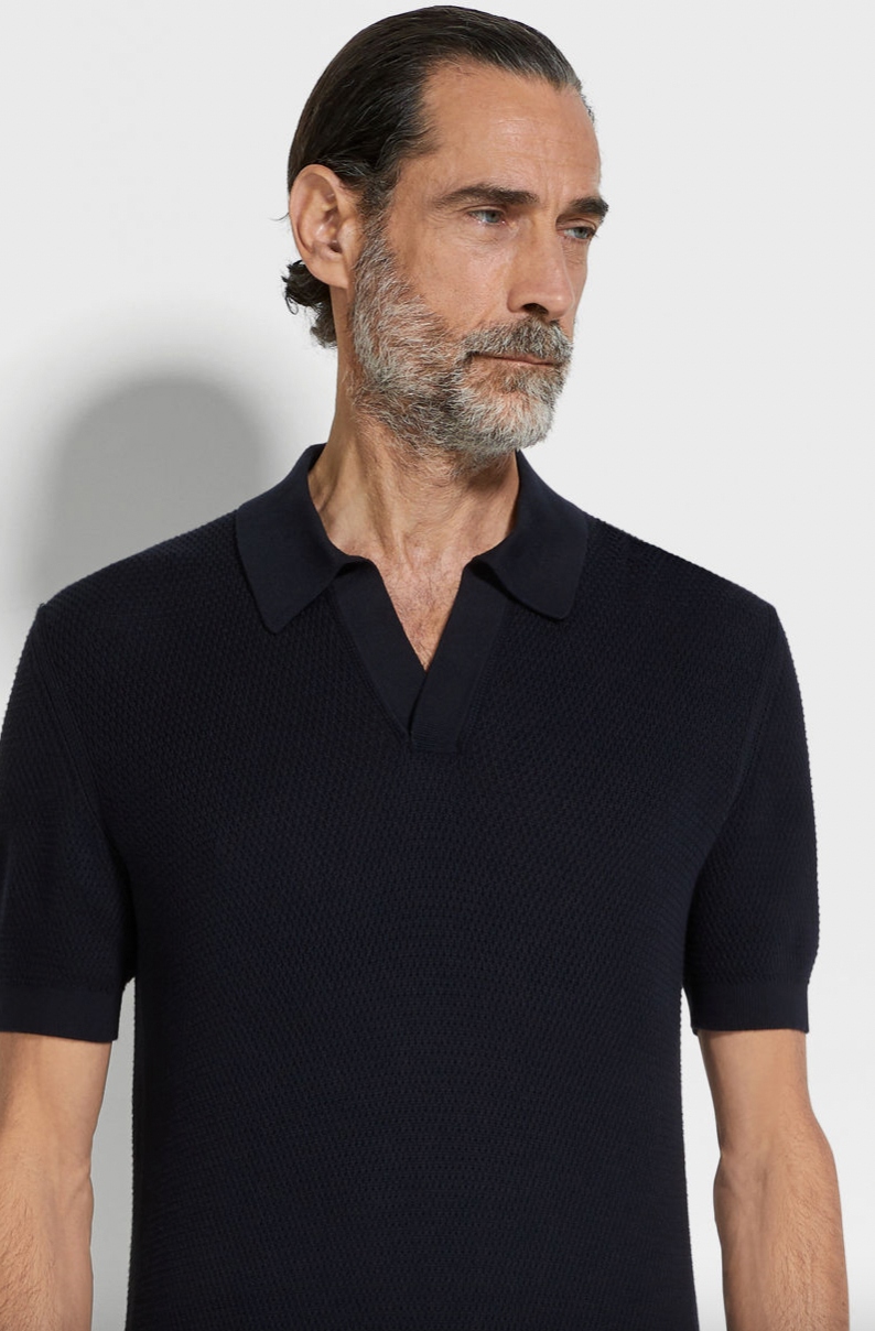 Zegna Premium Cotton Polo Shirt