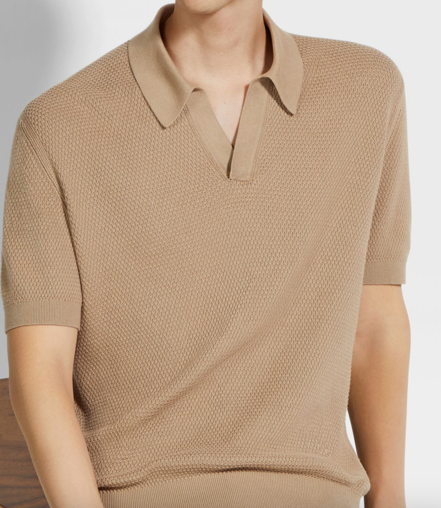 Zegna Premium Cotton Polo Shirt