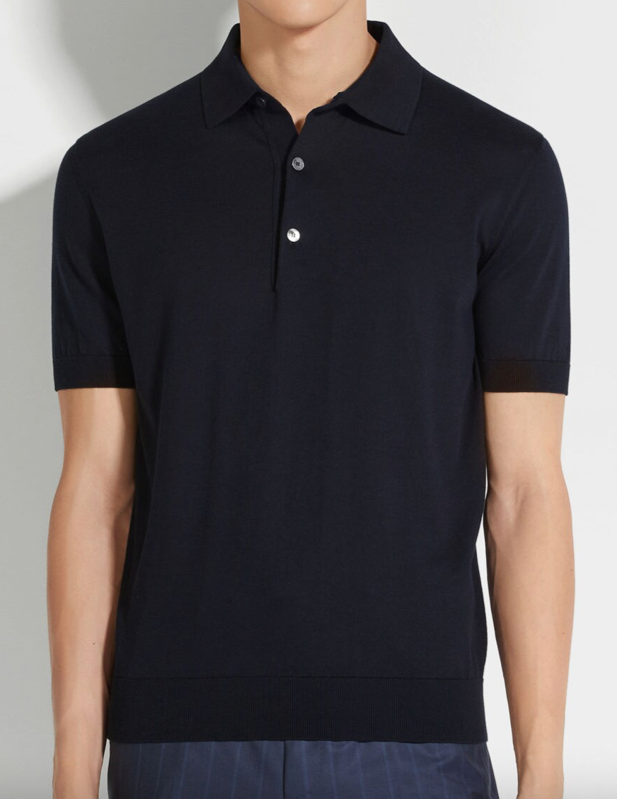 Zegna Premium Cotton Polo Shirt