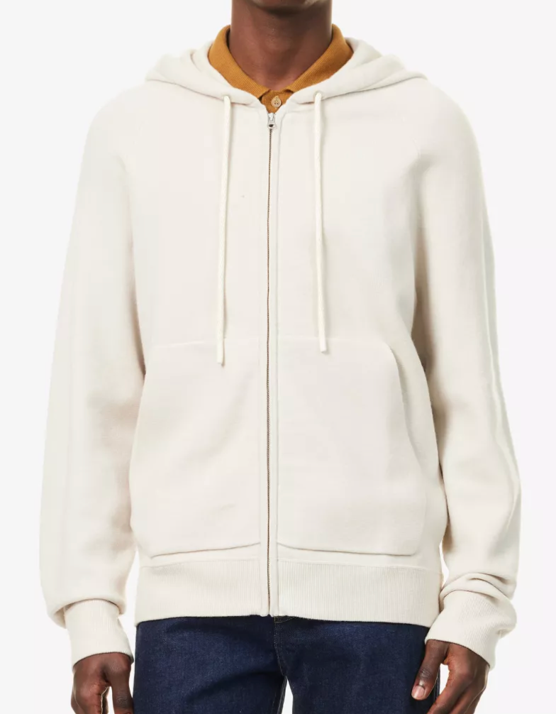 Paige Cassano Zip-Up Knitted Hoodie