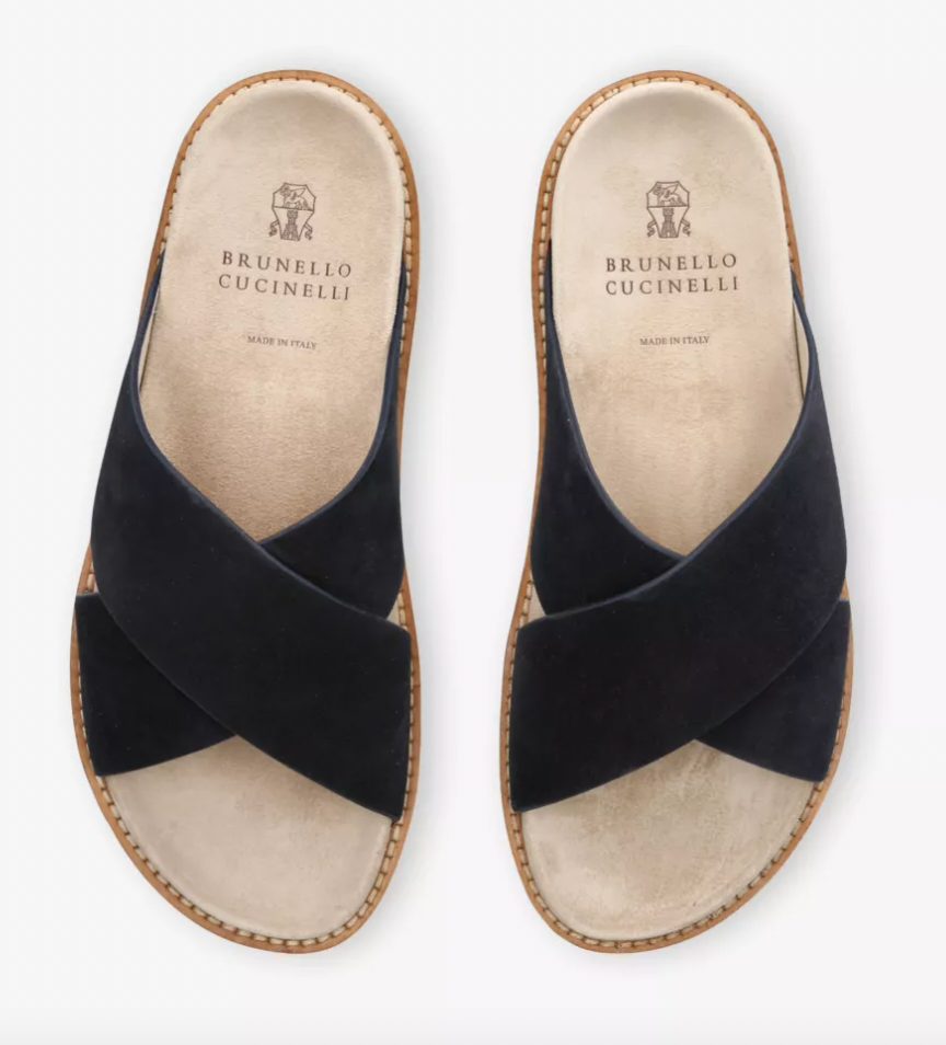 Brunello Cucinelli Suede Sandals