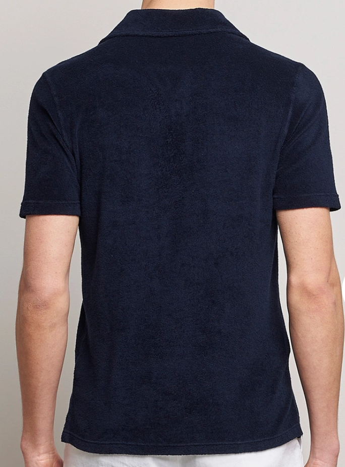 Gran Sasso Sponge Camp Collar Shirt