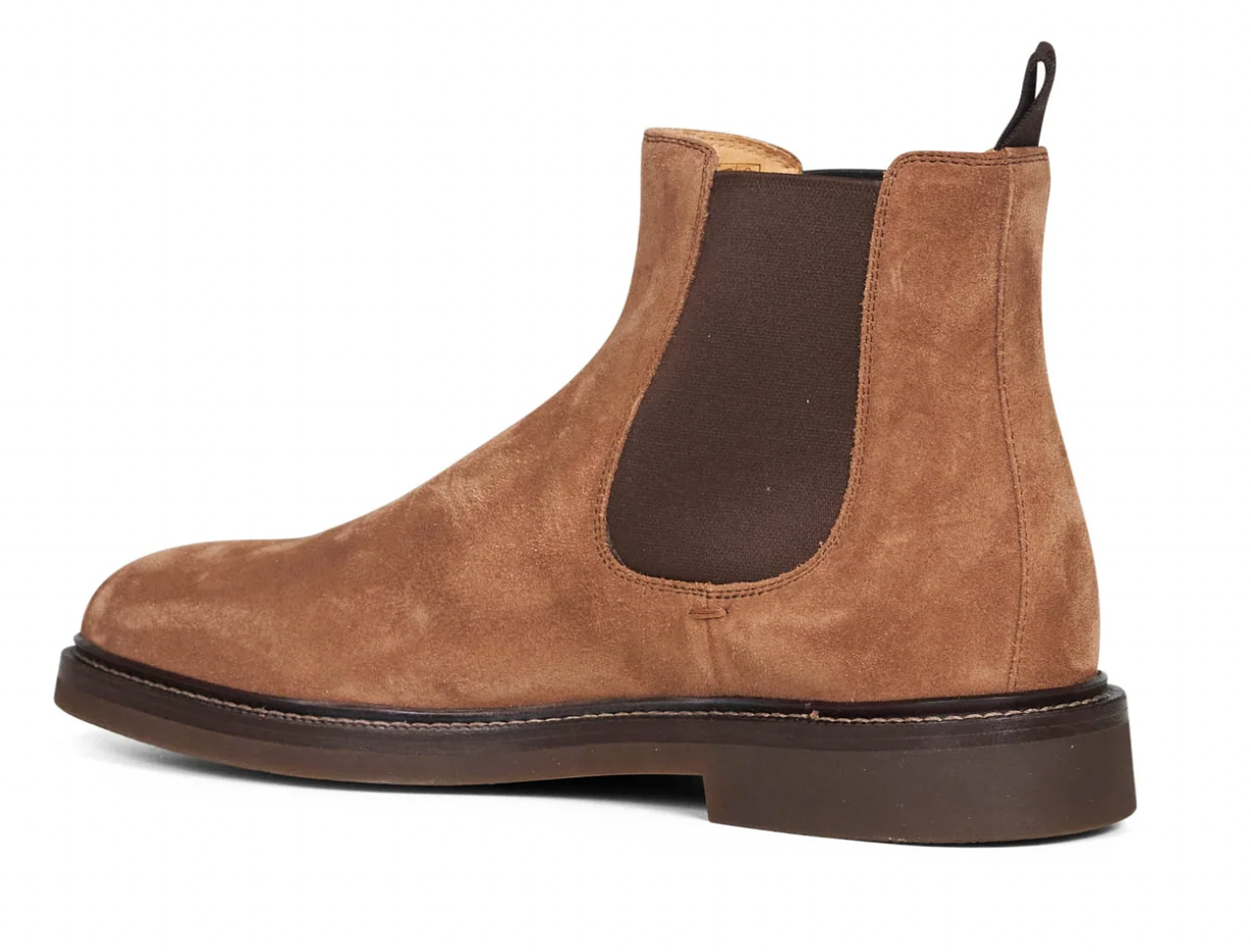 Brunello Cucinelli Suede Chelsea Boots