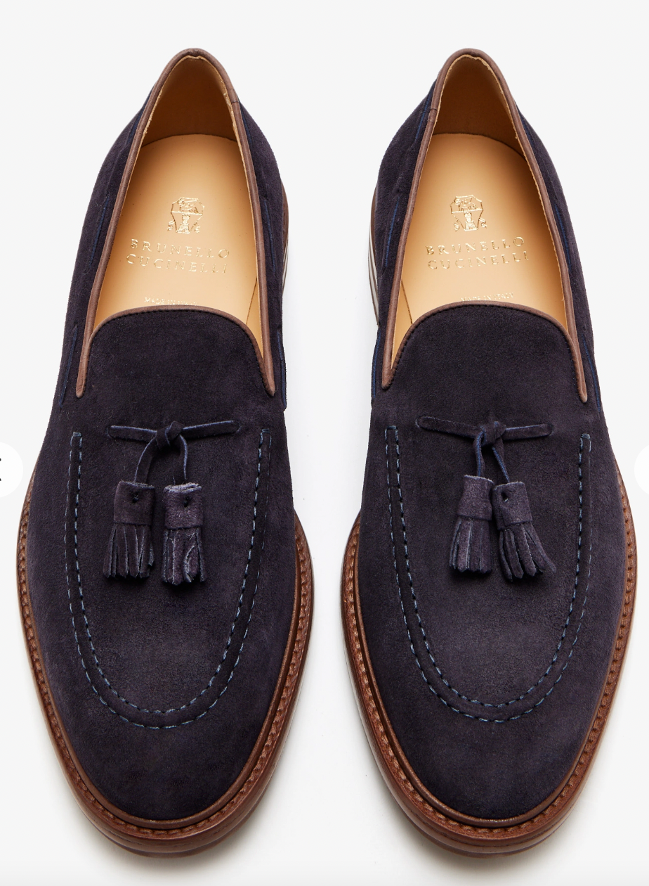 Brunello Cucinelli Suede Loafers