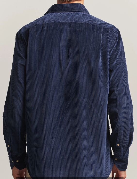 Stenstroms Regular Fit Cord Pocket Shirt
