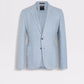 Zegna Linen Wool & Silk Blend Shirt Jacket Light Blue