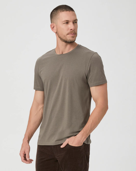 Paige Cash Crew Tee Olive