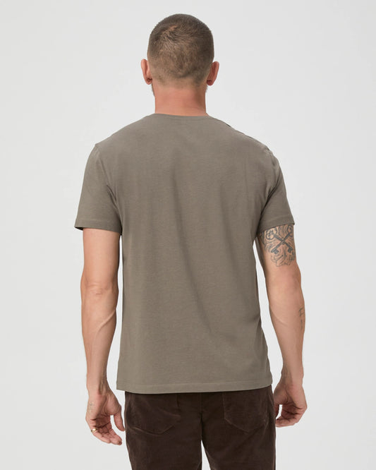 Paige Cash Crew Tee Olive