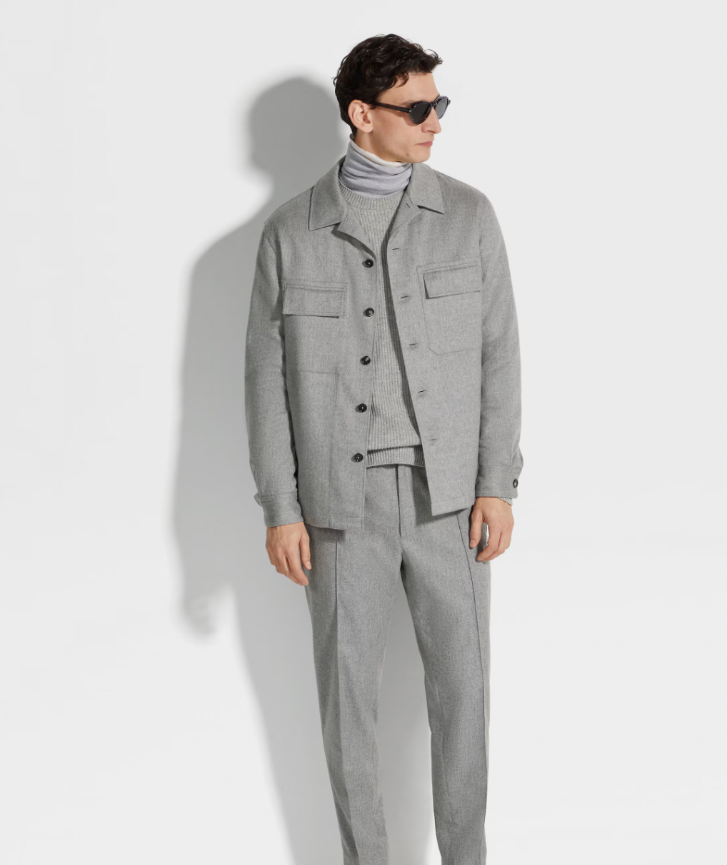 Zegna Oasi Cashmere Alba overshirt