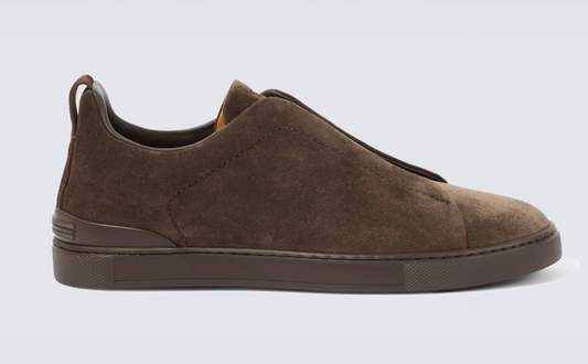 Zenga Triple Stitch Suede Sneaker