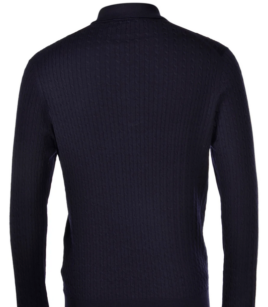 Gran Sasso Cable Long Sleeve Zip Up