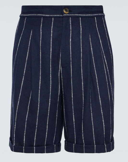 Brunello Cucinelli Pinstripe Shorts