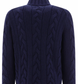 Brunello Cucinelli Cable Knit Zip-Up Cardigan