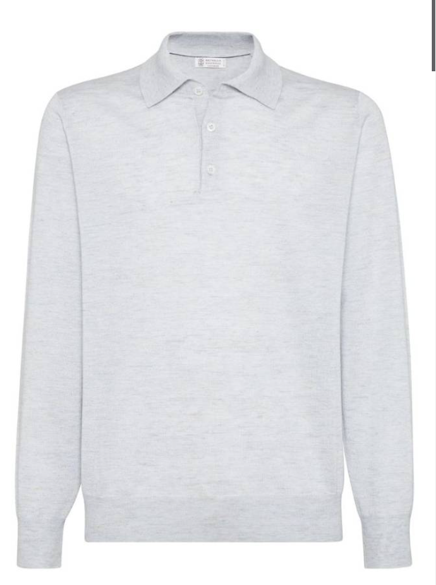 Brunello Cucinelli long-sleeve polo shirt