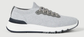 Brunello Cucinelli Cotton Knit and calfskin Runners