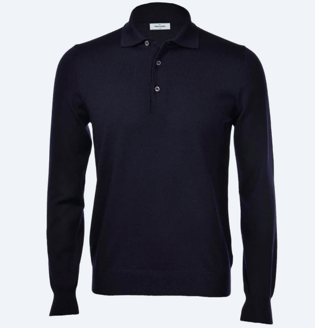 Gran Sasso Knitted Polo Shirt