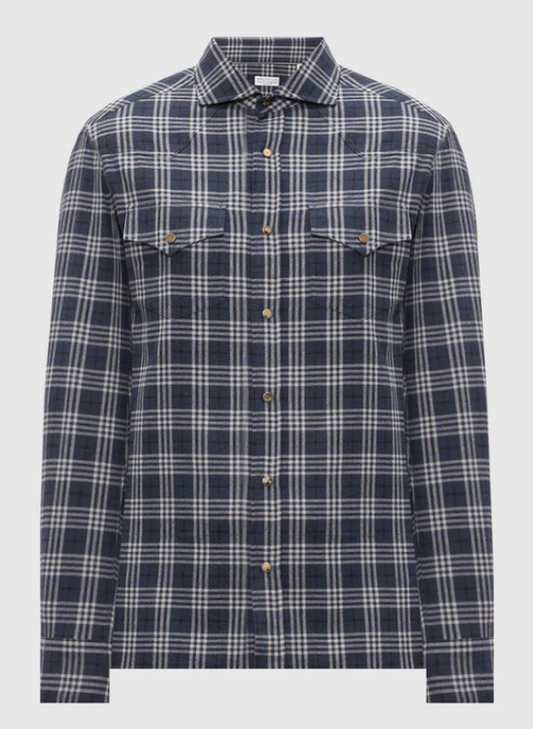 Brunello Cucinelli checkered Shirt
