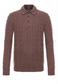 Gran Sasso Cable-Knit Polo