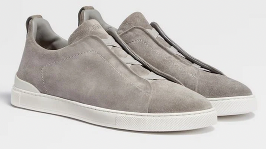 Zegna Triple Stitch Low Top Sneaker