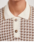 Canali short-sleeved linen and silk jacquard polo shirt