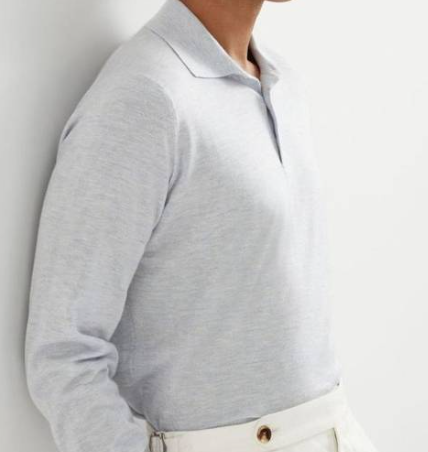 Brunello Cucinelli long-sleeve polo shirt